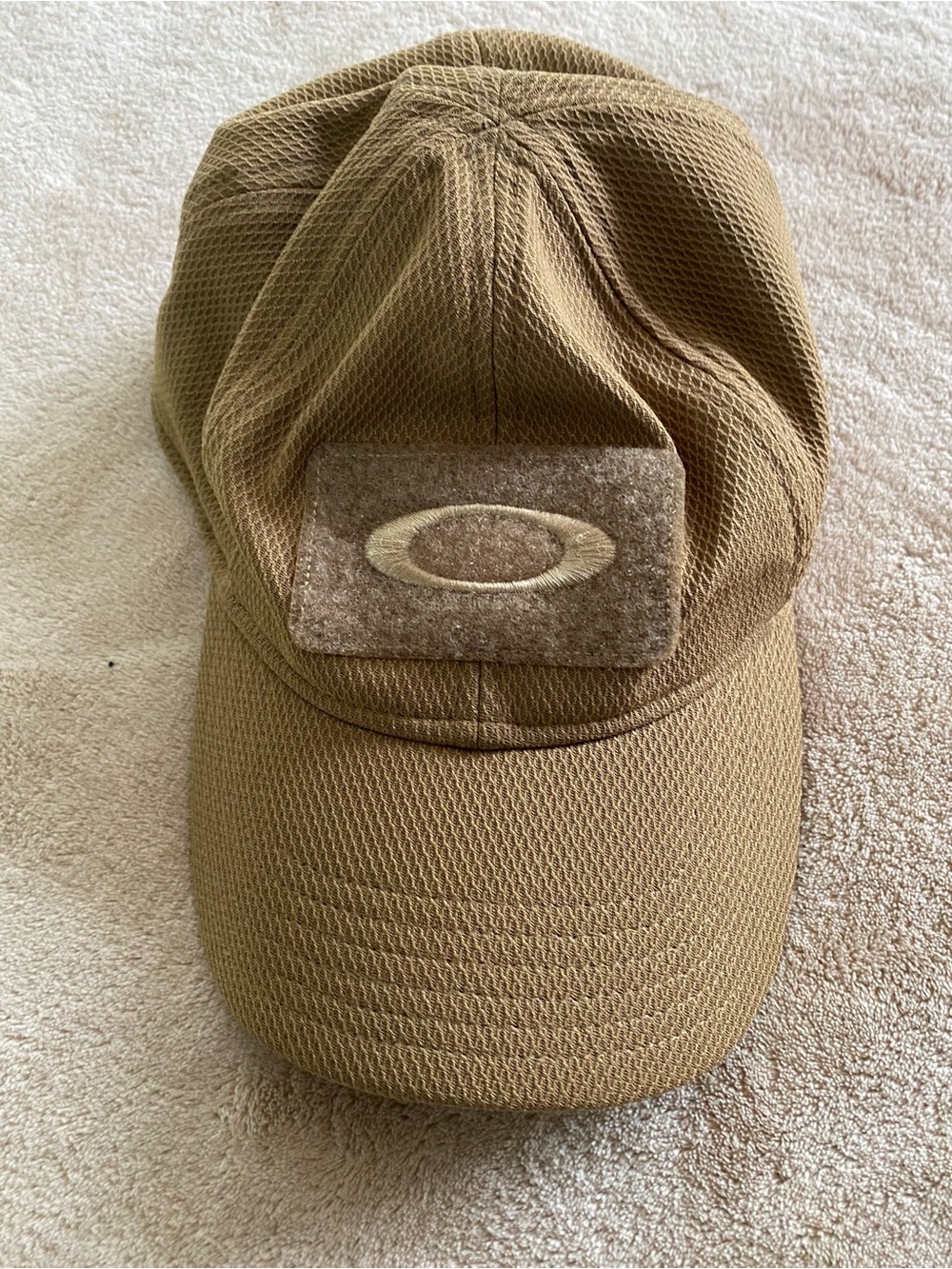 Oakley Black Flex L/XL Adjustable Cap with Brown Interior
